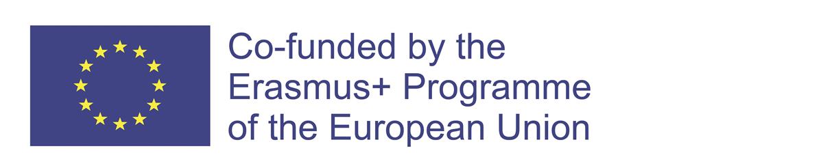 Illustrasjon med teksten "Co-funded by the Erasmus+ Programme of the European Union" - Klikk for stort bilde